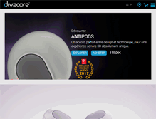 Tablet Screenshot of divacore.com